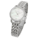 Coach Delancey Mother of Pearl Dial Silver Steel Strap Watch for Women - 14502477 Buy Now By Coach