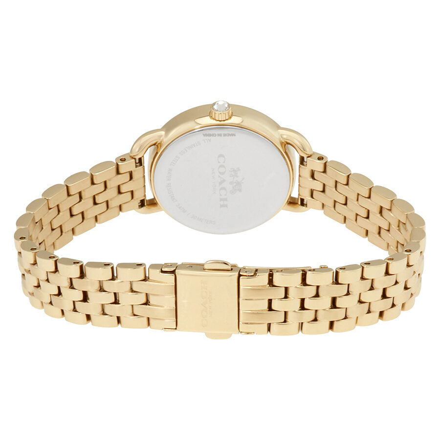 Coach Delancey Mother of Pearl Dial Gold Steel Strap Watch for Women - 14502478 Buy Now By Coach