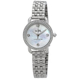 Coach Delancey Mother of Pearl Dial Silver Steel Strap Watch for Women - 14502477 Buy Now By Coach