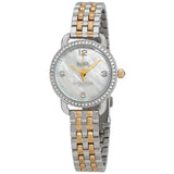Coach Delancey Mother of Pearl White Dial Two Tone Steel Strap Watch for Women - 14502480 Buy Now By Coach