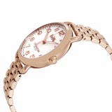 Coach Delancey White Dial Rose Gold Steel Strap Watch for Women - 14502262 Buy Now By Coach