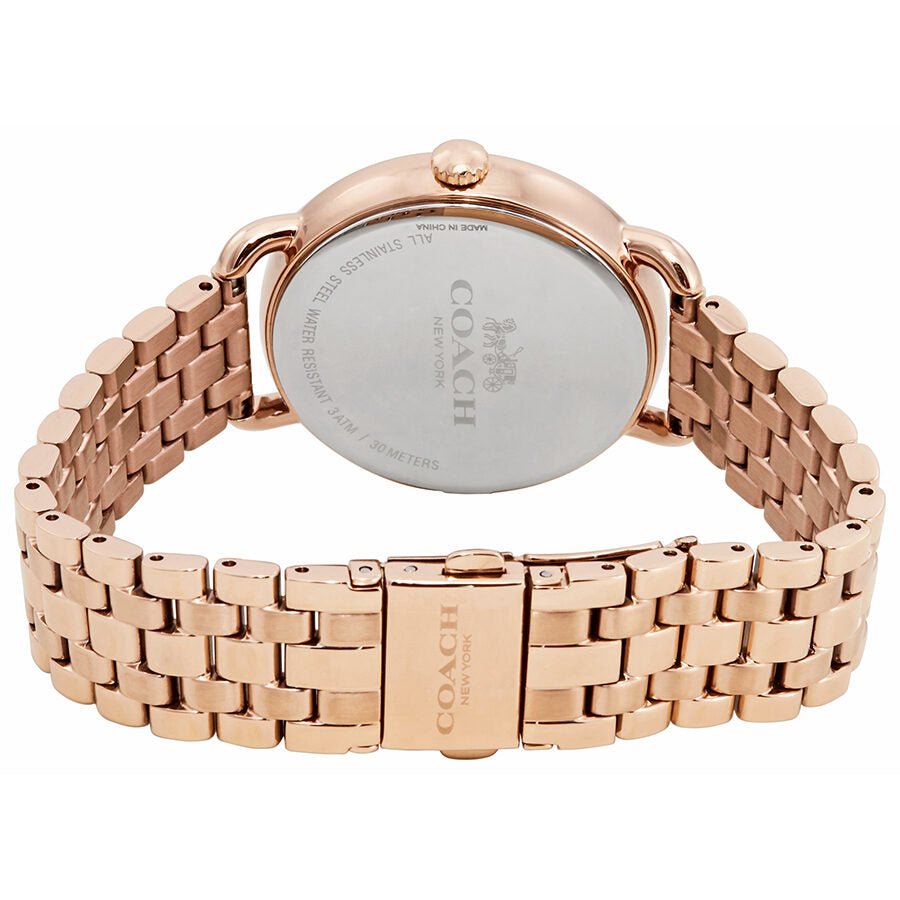 Coach Delancey White Dial Rose Gold Steel Strap Watch for Women - 14502262 Buy Now By Coach