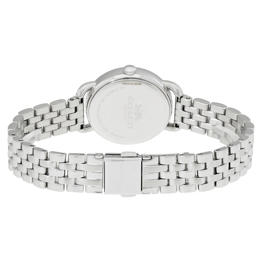 Coach Delancey White Dial Silver Steel Strap Watch for Women - 14502240 Buy Now By Coach