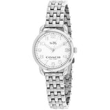 Coach Delancey White Dial Silver Steel Strap Watch for Women - 14502240 Buy Now By Coach