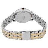 Coach Delancey Slim White Dial Two Tone Steel Strap Watch for Women - 14502784 Buy Now By Coach