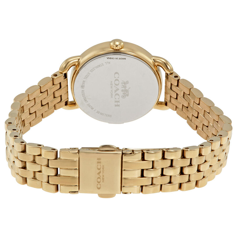 Coach Delancey White Dial Gold Steel Strap Watch for Women - 14502241 Buy Now By Coach