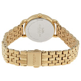 Coach Delancey White Dial Gold Steel Strap Watch for Women - 14502241 Buy Now By Coach