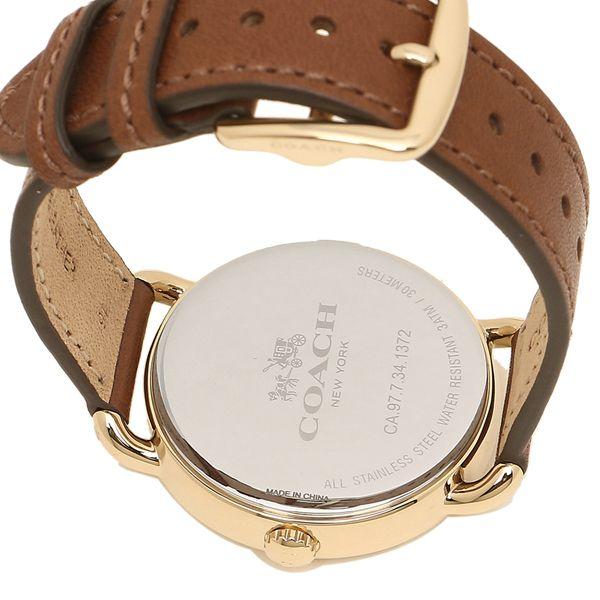 Coach Delancey White Dial Brown Leather Strap Watch for Women - 14502715 Buy Now By Coach