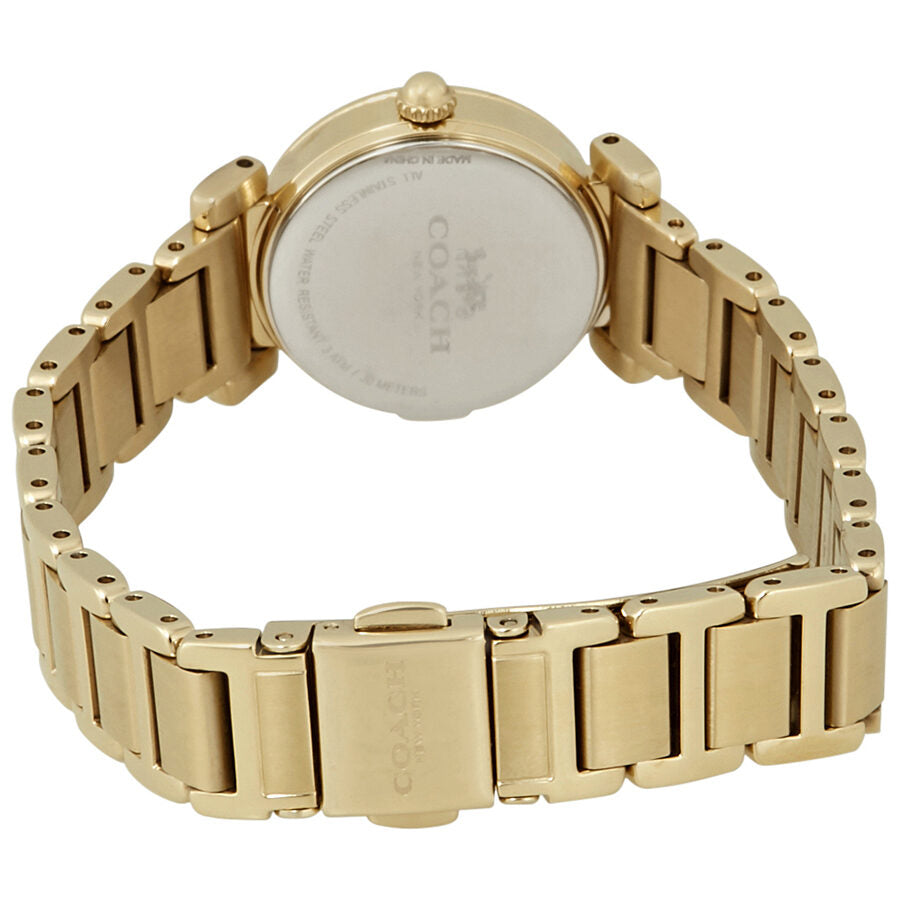 Coach Sport Diamonds Gold Dial Gold Steel Strap Watch for Women - 14502195 Buy Now By Coach