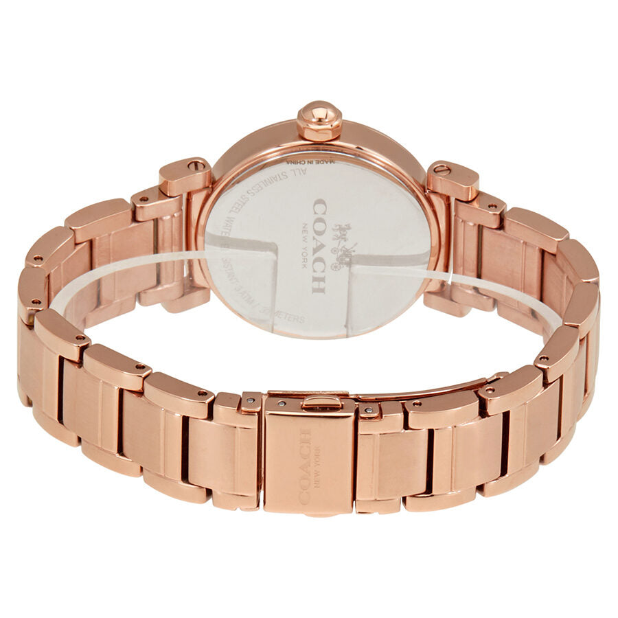 Coach Madison White Dial Rose Gold Steel Strap Watch for Women - 14502398 Buy Now By Coach