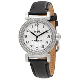 Coach Madison White Dial Black Leather Strap Watch for Women - 14502399 Buy Now By Coach