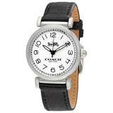 Coach Madison White Dial Black Leather Strap Watch for Women - 14502406 Buy Now By Coach