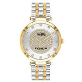 Coach Park Silver Dial Two Tone Steel Strap Watch for Women - 14503645 Buy Now By Coach