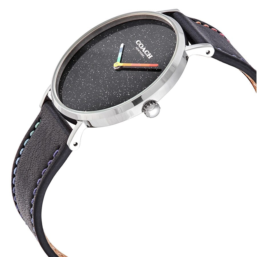 Coach Perry Black Dial Black Leather Strap Watch for Women - 14503033 Buy Now By Coach