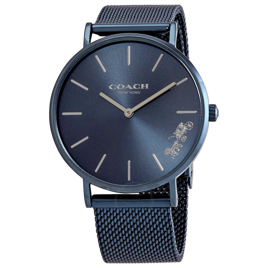 Coach Perry Blue Dial Blue Mesh Bracelet Watch for Women - 14503485 Buy Now By Coach