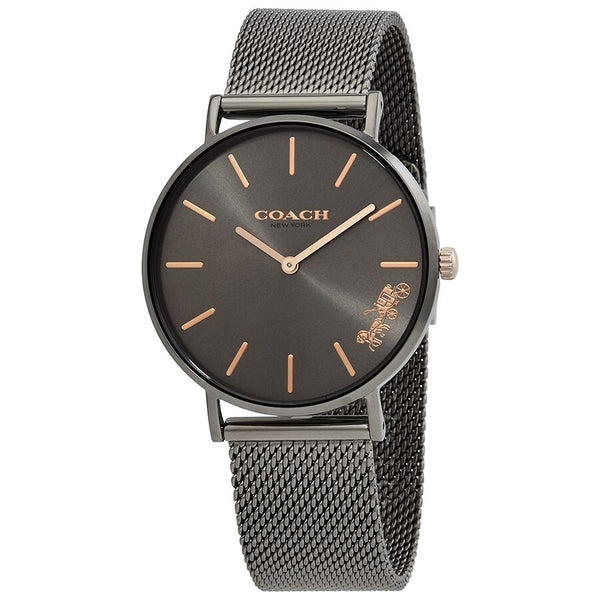 Coach Perry Grey Dial Grey Mesh Bracelet Watch for Women - 14503127 Buy Now By Coach