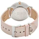 Coach Perry White Dial Pink Leather Strap Watch for Women - 14503128 Buy Now By Coach