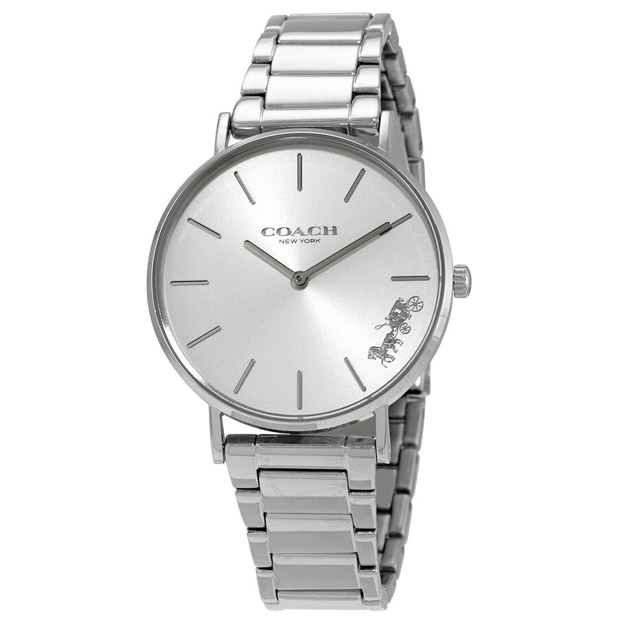 Coach Perry Silver Dial Silver Steel Strap Watch for Women - 14503344 Buy Now By Coach