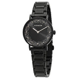 Coach Perry Black Ion Plated Dial Black Steel Strap Watch for Women - 14503641 Buy Now By Coach