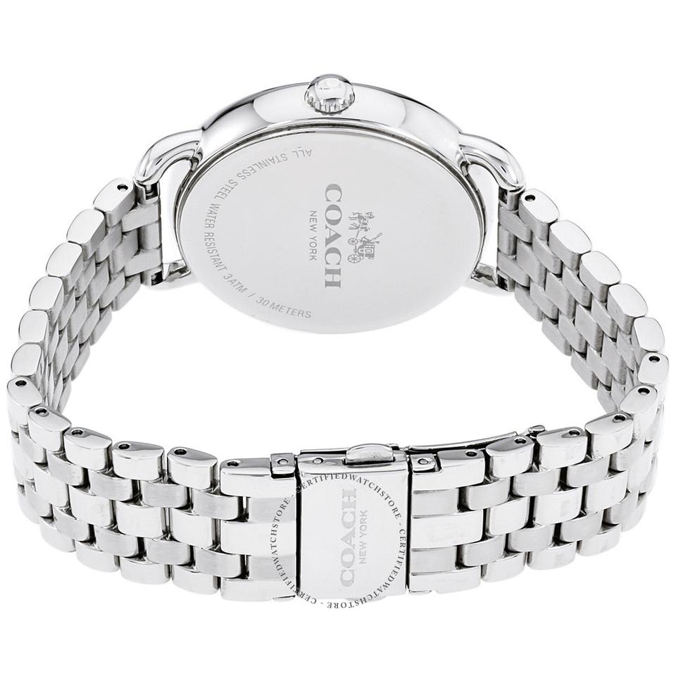 Coach Delancey Classic White Dial Silver Steel Strap Watch for Women - 14502260 Buy Now By Coach