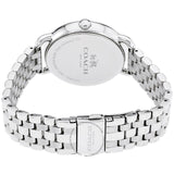 Coach Delancey Classic White Dial Silver Steel Strap Watch for Women - 14502260 Buy Now By Coach