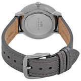 Coach Slim Easton Silver Dial Grey Leather Strap Watch for Women - 14502686 Buy Now By Coach
