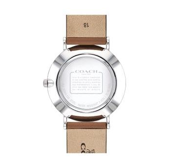 Coach Perry Silver Dial Brown Leather Strap Watch for Women - 14503120 Buy Now By Coach