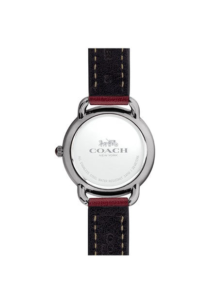 Coach Delancey Black Dial Brown Leather Strap Watch for Women - 14502792 Buy Now By Coach