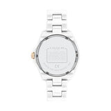 Coach Preston Mother of Pearl White Dial White Steel Strap Watch for Women - 14503662 Buy Now By Coach