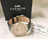 Coach Slim Easton White Dial Black Leather Strap Watch for Women - 14502683 Buy Now By Coach