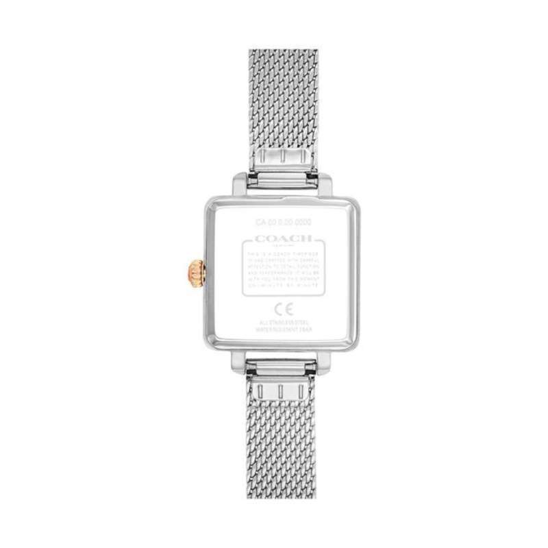 Coach Cass White Dial Silver Mesh Bracelet Watch for Women - 14503697 Buy Now By Coach
