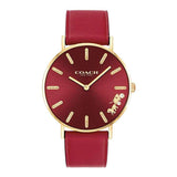 Coach Perry Red Dial Red Leather Strap Watch for Women - 14503852 Buy Now By Coach
