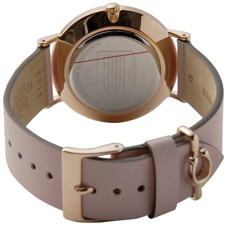 Coach Perry Rose Gold Dial Pink Leather Strap Watch for Women - 14503332-C Buy Now By Coach