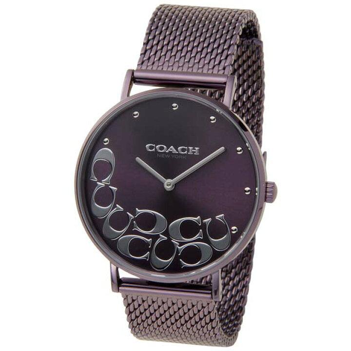 Coach Perry Purple Dial Purple Mesh Bracelet Watch for Women - 14503823 Buy Now By Coach