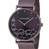 Coach Perry Purple Dial Purple Mesh Bracelet Watch for Women - 14503823 Buy Now By Coach