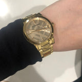 Burberry The City Gold Dial Gold Steel Strap Watch for Women - BU9134 Buy Now By Burberry