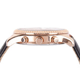 Michael Kors Lexington Chronograph Rose Gold Dial Black Leather Strap Watch For Men - MK8516 Buy Now By Michael Kors