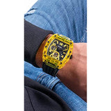 Guess Phoenix Chronograph Black Dial Black Rubber Strap Watch for Men - GW0499G2 Buy Now By Guess