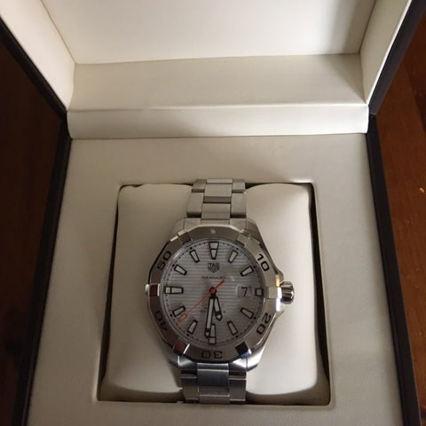 Tag Heuer Aquaracer White Dial Watch for Men - WAY2013.BA0927