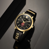 Versace V-Circle Manifesto Edition Black Dial Black Leather Strap Watch for Men - VBQ050017 Buy Now By Versace