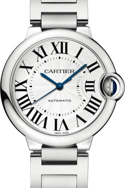 Cartier Ballon Bleu De Cartier Silver Dial Silver Steel Strap Watch for Women - WSBB0048 Buy Now By Cartier