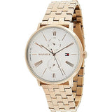 Tommy Hilfiger Jenna Quartz White Dial Rose Gold Steel Strap Watch for Women - 1782070 Buy Now By Tommy Hilfiger