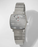 Gucci Grip Quartz Silver Dial Silver Steel Strap Watch For Men - YA157501 Buy Now By Gucci