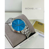 Michael Kors Runway Blue Dial Silver Steel Strap Watch for Women - MK3292 Buy Now By Michael Kors