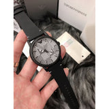Emporio Armani Luigi Quartz White Dial Black Rubber Strap Watch For Men - AR11136 Buy Now By Emporio Armani