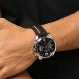 Tommy Hilfiger Decker Quartz Black Dial Black Rubber Strap Watch for Men - 1791473 Buy Now By Tommy Hilfiger