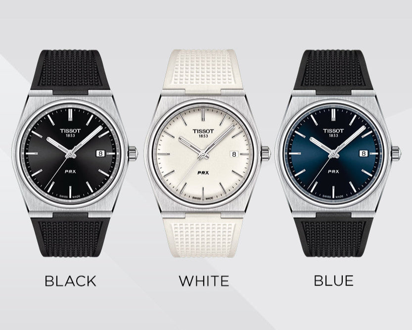 Tissot PRX Black Dial Black Rubber Strap Watch For Men - T137.410.17.051.00 Buy Now By Tissot