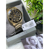 Guess BFF Multifunction Black Dial Gold Steel Strap Watch for Women - W0231L3 Buy Now By Guess