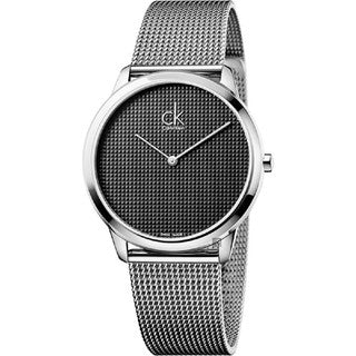 Calvin Klein Minimal Grey Dial Silver Mesh Bracelet Watch for Women - K3M2312X Buy Now By Calvin Klein