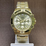 Fossil Garrett Chronograph Gold Dial Gold Steel Strap Watch for Men - FS5772 Buy Now By Fossil